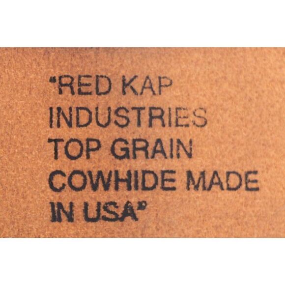 Red Kap BLACK GENUINE LEATHER 1 1/2"Wd CASUAL DRESS MEN'S BELT Sz XL/46-50 (F80 - Picture 6 of 10